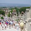 In Ephesus, Turkey (a day trip from Samos)