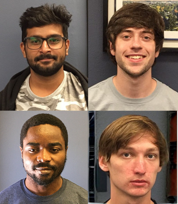 Taylor Brown fellowship recipients, Ahsan Ali, Samuel Wirges, Bernard Yeboah, Eric Metzger