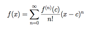 Taylor Series Formula