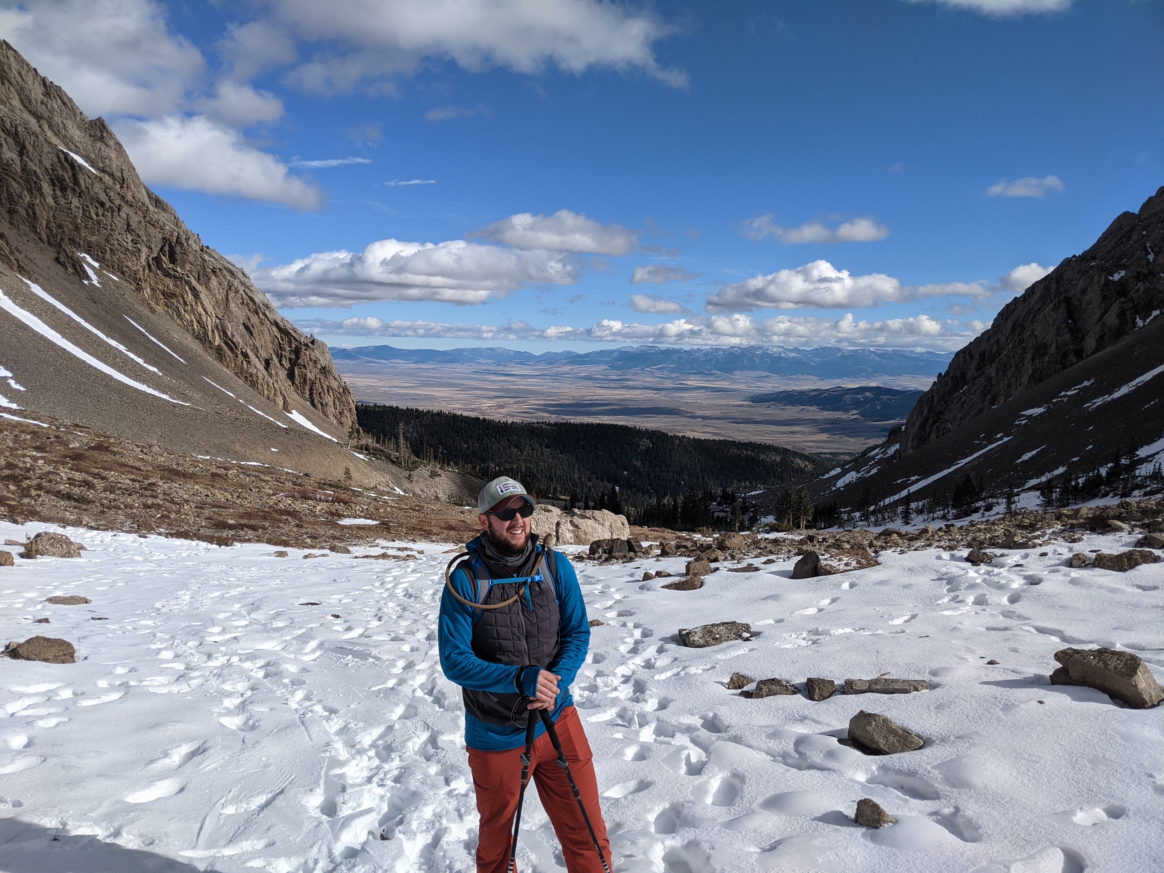 Cirque on approach to Sacagawea